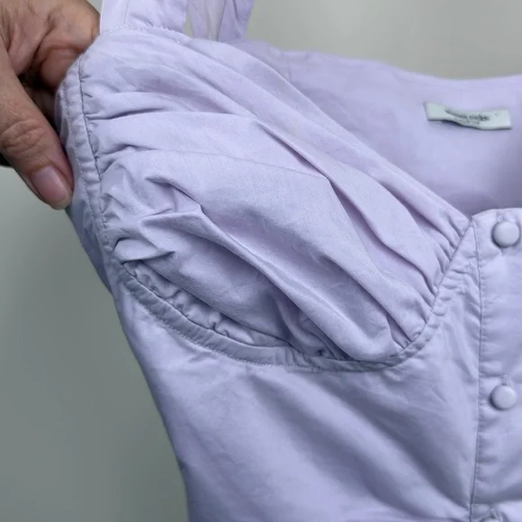 Mistress rocks house of cb girl crush Lavender Sleeveless Ruffle mini Dress smal - Picture 9 of 15